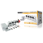 K&Ouml;NIG KOMPLETT-SICHERHEITSSET DVR 500 GB + 4X KAMERA + 30M KABEL