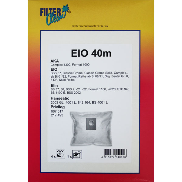 Staubsaugerbeutel für AKA Elektric Complex 4001-4020