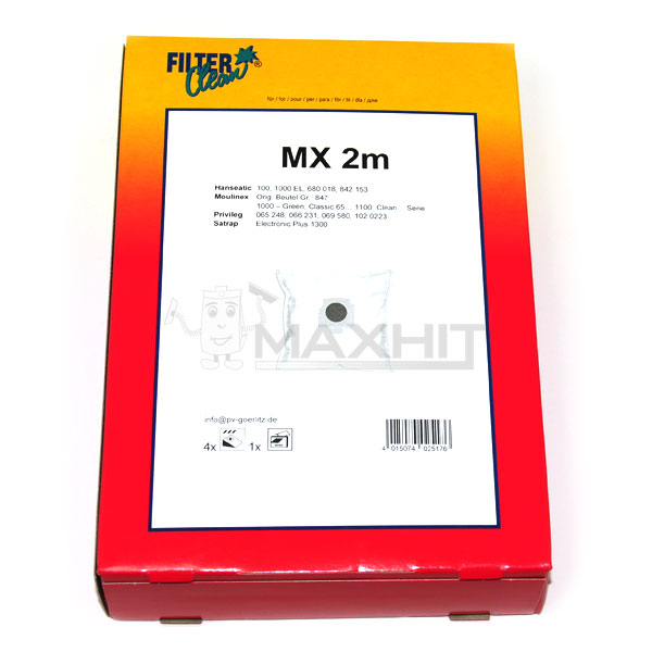 MX2m Staubsaugerbeutel