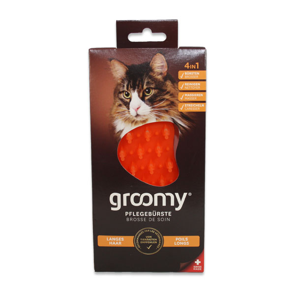 groomy Langhaar Katzen Pflege- und Reinigungsbürste