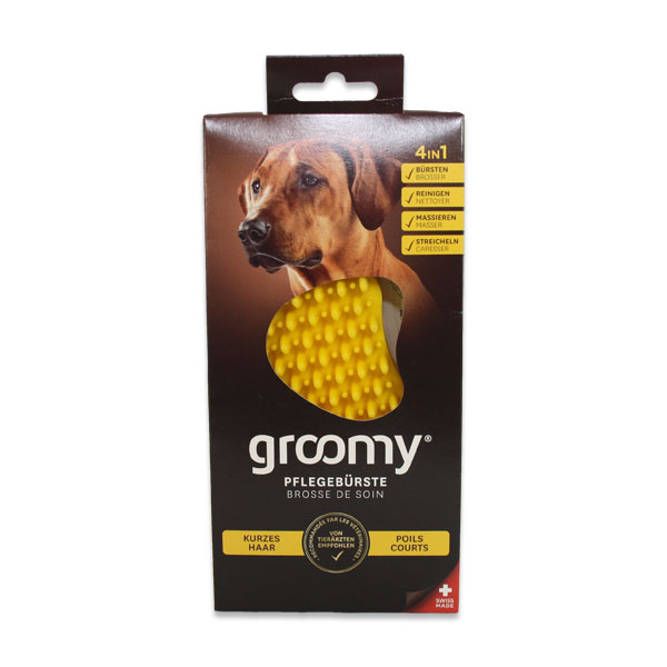 groomy Kurzhaar Hunde Pflege- und Reinigungsbürste
