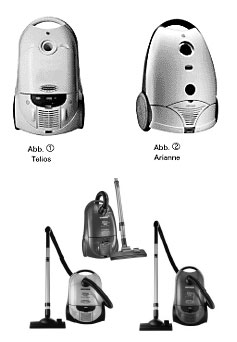 Staubsauger-Musterabbildung